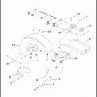 FLHP 1FHM ROAD KING POLICE (2013) FENDERS, FRONT