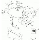 FLSTC 1BW5 HERITAGE SOFTAIL CLASSIC (2013) FUEL TANK - FLS, FLSTC, FLSTF, FLSTN, FLSTFB & FXS...