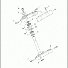 XL883L 4CR2 SUPERLOW (2013) FORK BRACKETS, FRONT - 883L / N / R, 1200C / CA / ...