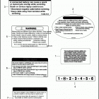 FLHTCUSE8 1PR8 CVO ULTRA CLASSIC (2013) Лейбл предостережения