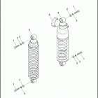 FLHXSE3 1PZ8 CVO STREET GLIDE (2012) SHOCK ABSORBERS, REAR