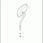 FXDF 103 1GYM DYNA FAT BOB (2012) Зеркало