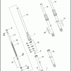 XL1200N 1CZ3 NIGHTSTER (2012) FORK, FRONT - 883N, 1200N