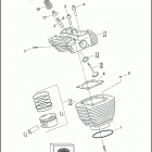 FLSTN 1JD5 SOFTAIL DELUXE (2012) CYLINDERS, HEADS, VALVES - TWIN CAM 96 ™