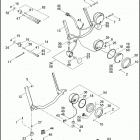 FLSTN 1JD5 SOFTAIL DELUXE (2012) AUXILIARY / FOG LAMPS & TURN SIGNALS, FRONT - FLST...
