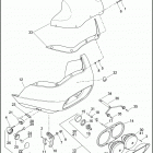 FLTRXSE 1TC8 CVO ROAD GLIDE (2012) WINDSHIELD, FAIRING & HEADLAMPS