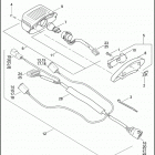 FLTRXSE 1TC8 CVO ROAD GLIDE (2012) TAIL LAMP - CANADA, HDI, ENGLAND, & JAPAN