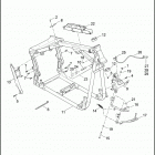 FLSTN 1JD5 SOFTAIL DELUXE (2012) FRAME & JIFFY STAND