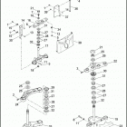 FLSTN 1JD5 SOFTAIL DELUXE (2012) FORK BRACKETS, FRONT