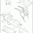 FLHTCU 1FCM ULTRA CLASSIC (2012) SEATS