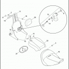 FLSTSE3 1PY9 CVO SOFTAIL CONVERTIBLE (2012) Сиденье