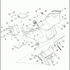 FLTRX 1KHM ROAD GLIDE CUSTOM (2012) FAIRING, INNER - FLTRU & FLTRX