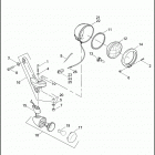 FLHTCUTG 1MAM TRI GLIDE ULTRA CLASSIC (2012) PASSING LAMPS & TURN SIGNALS, FRONT