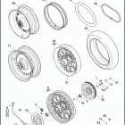 FLSTN 1JD5 SOFTAIL DELUXE (2012) Колесо заднее
