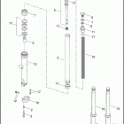 FXST 1BVV SOFTAIL STANDARD (2012) FORK, FRONT - FXST