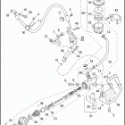 XL1200N 1CZ3 NIGHTSTER (2012) BRAKE, MASTER CYLINDER, REAR - 883L / N / R, 1200C...