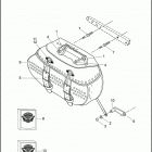FLSTC 103 1BWV HERITAGE SOFTAIL CLASSIC (2012) SADDLEBAGS - FLSTC