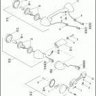 FLSTN 1JD5 SOFTAIL DELUXE (2012) Повторители поворота задние