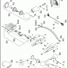 FXDF 103 1GYM DYNA FAT BOB (2012) TAIL LAMP & TURN SIGNALS, REAR