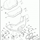 FLTRX 1KHM ROAD GLIDE CUSTOM (2012) WINDSHIELD, FAIRING & HEADLAMPS - FLTRU & FLTRX