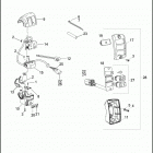 FLHTCUTG 1MAM TRI GLIDE ULTRA CLASSIC (2012) SWITCHES, HANDLEBAR, LEFT
