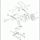 FXS 103 1JPV BLACKLINE (2012) FENDER, REAR - FLS & FXS