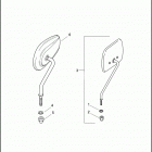 FLHTP 1FMM ELECTRA GLIDE STANDARD POLICE (2012) Зеркало