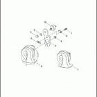 FXDF 103 1GYM DYNA FAT BOB (2012) Клаксон