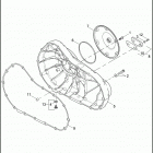 XL1200N 1CZ3 NIGHTSTER (2012) INSPECTION COVER & PRIMARY COVER