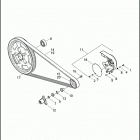VRSCF 1HPH V-ROD MUSCLE (2012) BELT & SPROCKETS