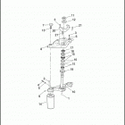 FLHTCU 1FCM ULTRA CLASSIC (2012) FORK BRACKETS, FRONT