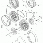 FLHTCU 1FCM ULTRA CLASSIC (2012) Колеса перед