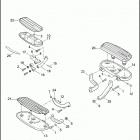 FLHTCUSE7 1PR8 CVO ULTRA CLASSIC (2012) FOOTBOARDS