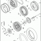 FLHTCU 1FCM ULTRA CLASSIC (2012) Колесо заднее