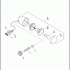 FLSTSE3 1PY9 CVO SOFTAIL CONVERTIBLE (2012) Повторители поворота передние