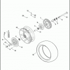 FLTRXSE 1TC8 CVO ROAD GLIDE (2012) Колесо заднее