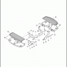 FLHTP 1FMM ELECTRA GLIDE STANDARD POLICE (2012) FOOTBOARDS