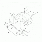 FLHTCUSE7 1PR8 CVO ULTRA CLASSIC (2012) FENDERS, REAR