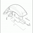 FLTRXSE 1TC8 CVO ROAD GLIDE (2012) TAIL LAMP & TURN SIGNALS, REAR