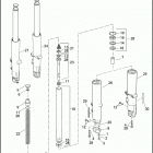 FLHTCU 1FCM ULTRA CLASSIC (2012) FORK, FRONT, LEFT & RIGHT (FAIRING MODELS)