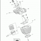 FLSTN 103 1JDV SOFTAIL DELUXE (2012) CYLINDERS, HEADS, VALVES - TWIN CAM 103 ™