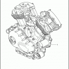 VRSCF 1HPH V-ROD MUSCLE (2012) ENGINE ASSEMBLY