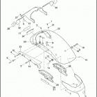 XL1200N 1CZ3 NIGHTSTER (2012) FENDERS, REAR - 883N / 1200N / V / X (ALL EXCEPT C...
