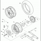 VRSCF 1HPH V-ROD MUSCLE (2012) Колесо заднее