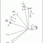 FXDF 103 1GYM DYNA FAT BOB (2012) WIRING HARNESS, MAIN, NON-ABS (2 OF 5)
