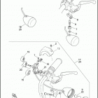 FLSTN 1JD5 SOFTAIL DELUXE (2012) SWITCHES, HANDLEBAR AND TURN SIGNALS, LEFT, FRONT