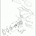 FLHTP 1FMM ELECTRA GLIDE STANDARD POLICE (2012) WINDSHIELD, FAIRING & HEADLAMP - FLHTP