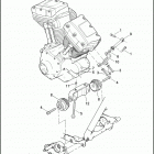 FLHTP 1FMM ELECTRA GLIDE STANDARD POLICE (2012) ENGINE MOUNTS & STABILIZER LINK