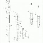 FLSTN 1JD5 SOFTAIL DELUXE (2012) FORK, FRONT - FLS, FLSTC, FLSTF, FLSTFB & FLSTN