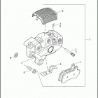 FLHXSE3 1PZ8 CVO STREET GLIDE (2012) BRAKE CALIPER, FRONT